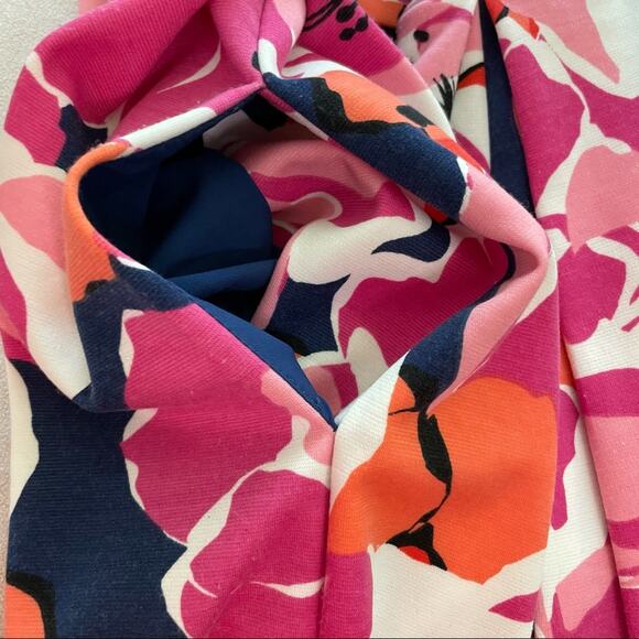 Trina Turk NWT Marcia 2 Floral Fit & Flare Dress Size 10 Sleeveless V-Neck - Picture 11 of 11